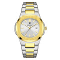 Hoursly  White and Golden Colur Chain Watch